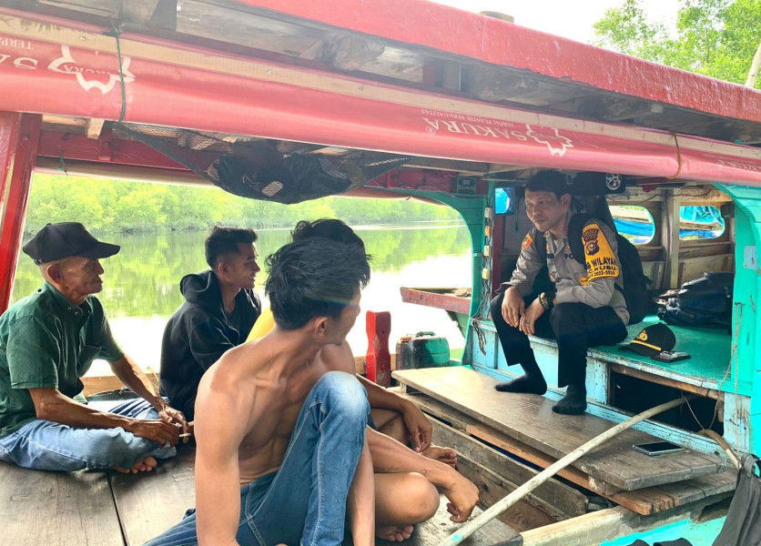Nelayan dan Pekerja Pelabuhan Kualo Kubu Diajak Turut Serta Sukseskan Pemilu