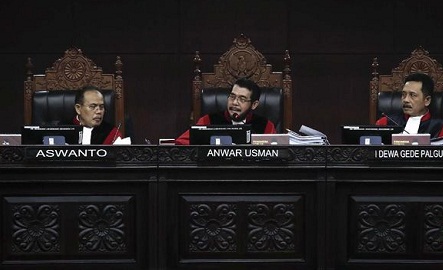 MK Tolak Gugatan Sengketa Pilpres Prabowo 