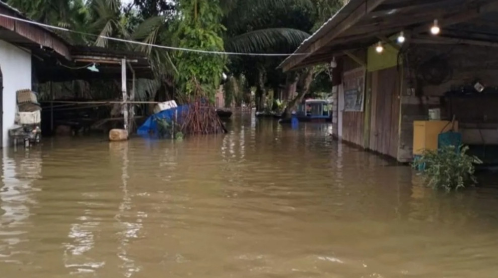 Pintu Waduk PLTA Koto Panjang Dibuka, 319 Rumah di Buluh Cina Kampar Terendam Banjir