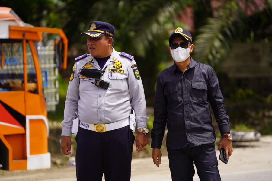 Jembatan Darurat Sinambek Nyaris Ambruk, Dishub Kuansing Sebut Akibat Kendaraan Overload