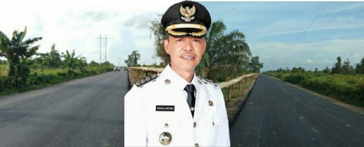Bupati Rohil Sukses Lobi PT PHR Hotmix Jalan Lintas Kubu Sepanjang 14 Km