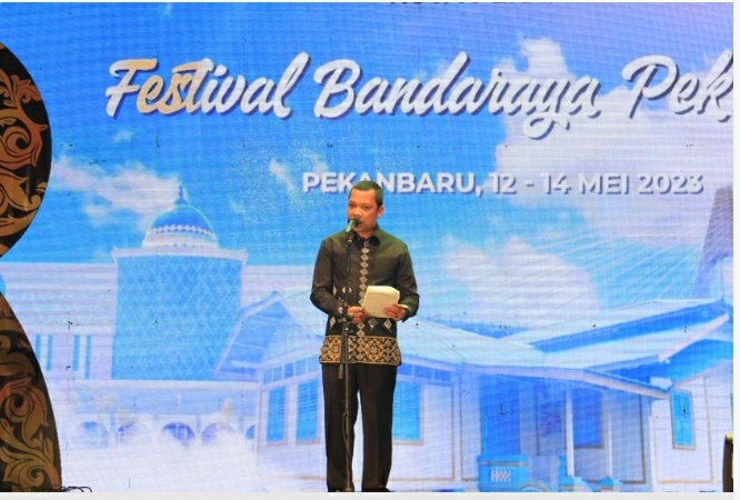 Hadiri Festival Pekanbaru Tourism Award 2023, Pj Walikota  Apresiasi Insan Pariwisata