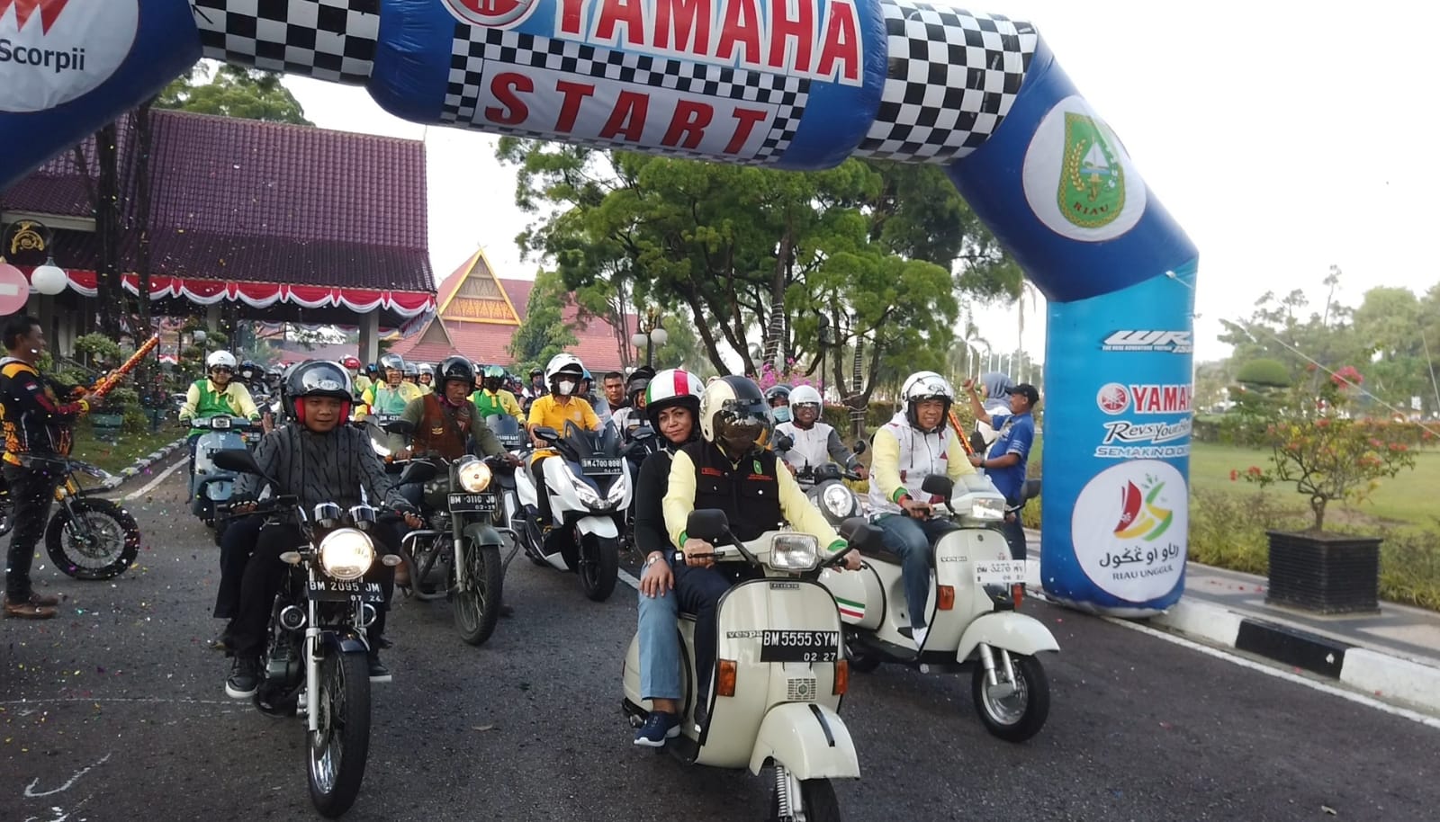 HUT ke-65 Provinsi Riau, Touring ke Tahura Sultan Syarif Hasyim