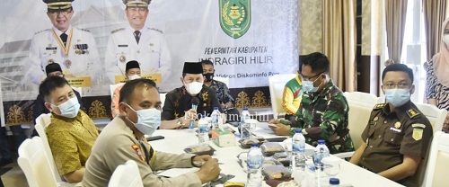 Wabup Inhil Ikut Rapat Antisipasi Teror Bom Dengan Pemerintah Provinsi Riau