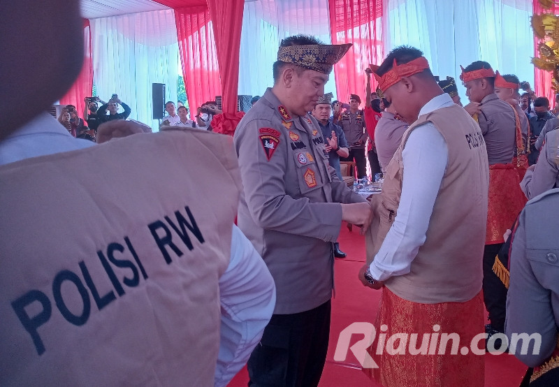 Antisipasi Kejahatan di Pemukiman Warga, Polda Riau Launching Program Polisi RW