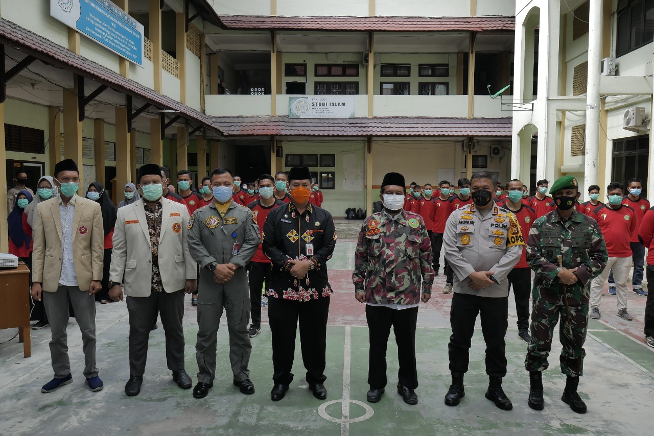 Kapolda Riau dan Danrem 031 Wirabima Hadiri Diklatsar Kokam Pemuda Muhammadiyah Riau