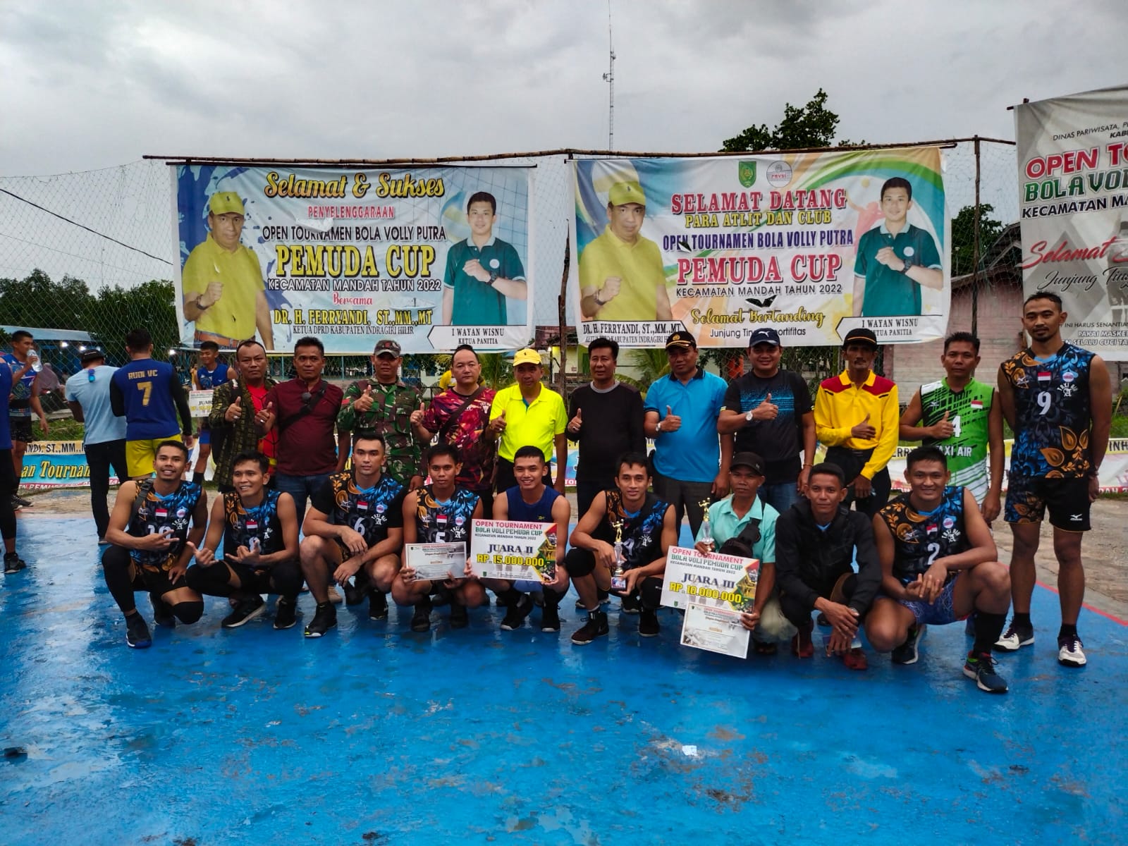 Ferryandi Tutup Open Turnamen Pemuda Cup Kecamatan Mandah