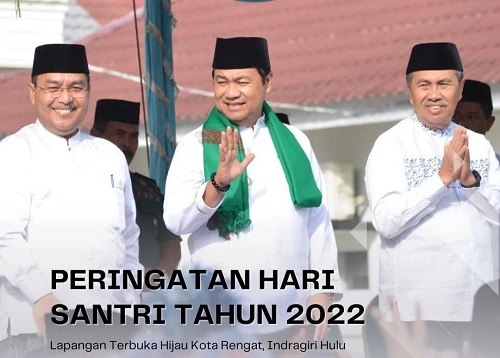 Ketua DPRD Riau Hadiri Peringatan Hari Santri Tahun 2022