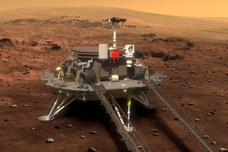 China Berhasil Daratkan Robot Penjelajah 'Zhurong' di Mars