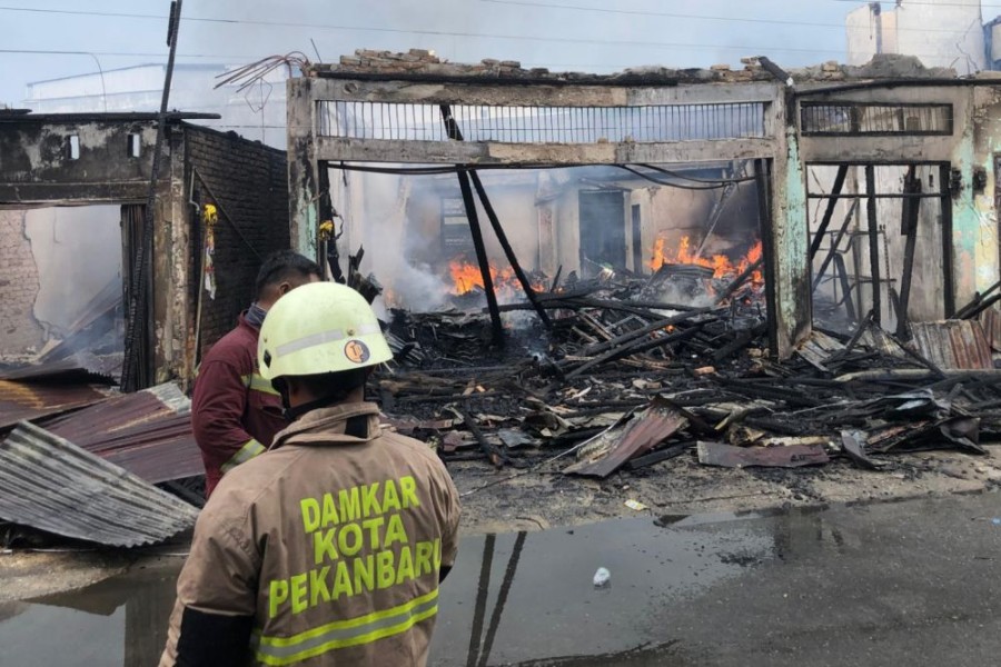 Dalam Empat Bulan, 70 Bangunan di Kota Pekanbaru Hangus Terbakar