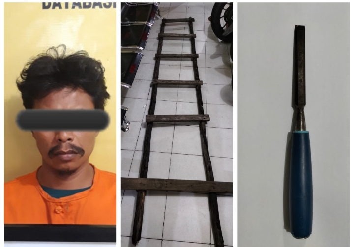 Pelaku Pencurian Kamar Kos di Tangkerang Barat Diciduk Polsek Bukit Raya