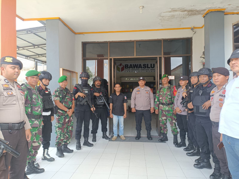 Sukseskan Pemilu, Polresta Pekanbaru Gelar Patroli Sinergitas