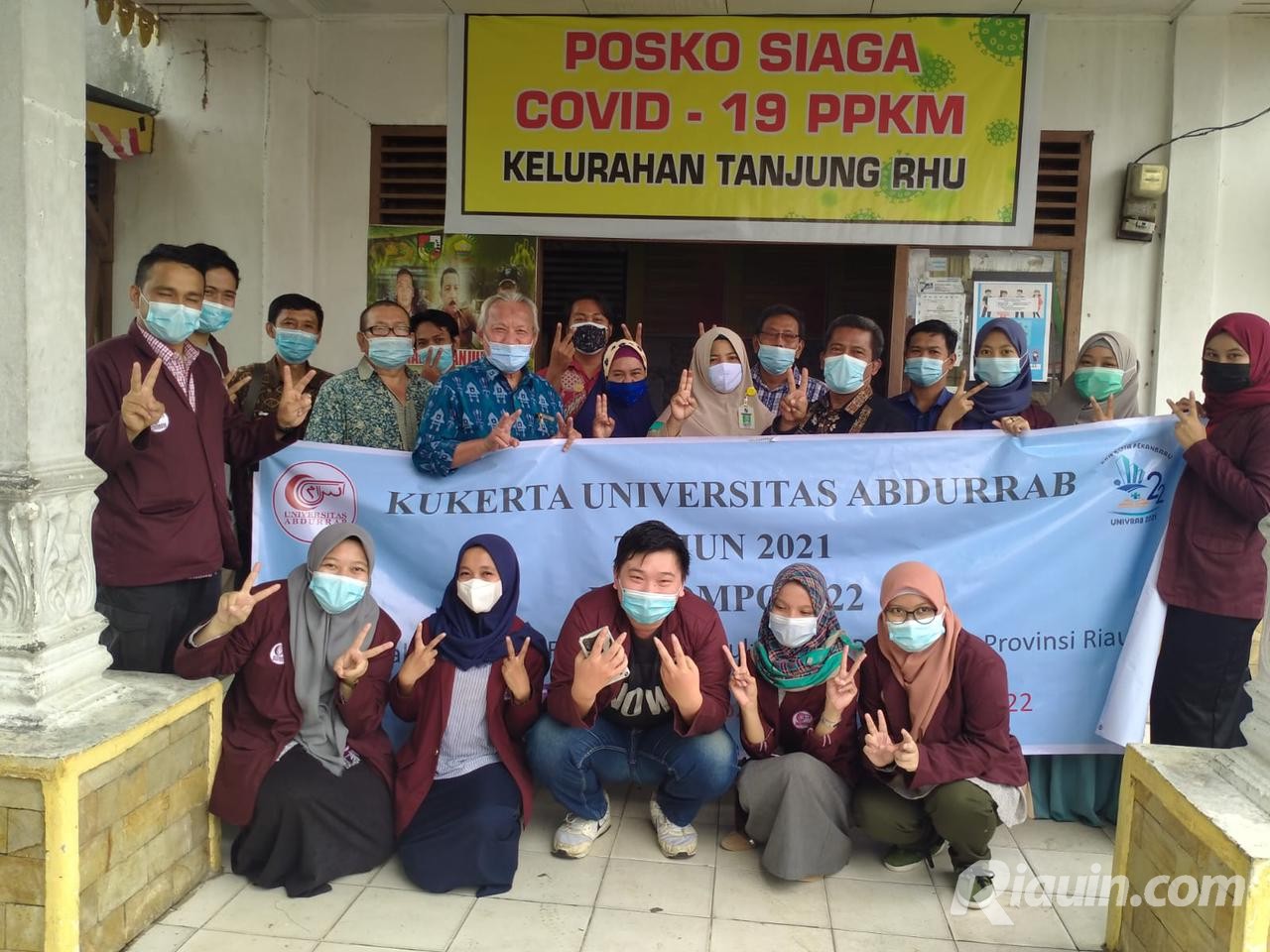 Kukerta Univrab Ditengah Pandemi Covid-19, Kelompok 22 Beri Penyuluhan Warga Tanjung Rhu