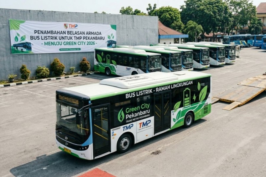 Pekanbaru Uji Coba Bus Listrik dan Wacanakan Skema Buy The Service