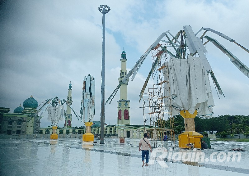 Kontraktor Mesjid An-Nur di Blacklist, PUPR Riau Berencana Ajukan Anggaran Lanjutan