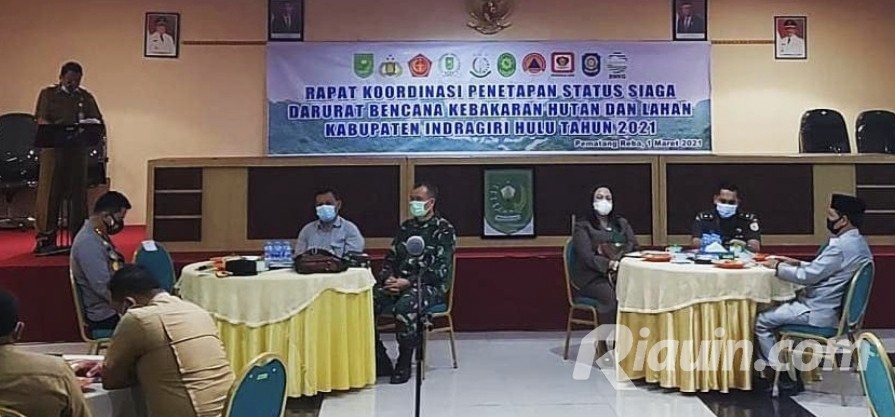 Puluhan Hektar Lahan Terbakar, Inhu Ditetapkan Siaga Darurat Karhutla