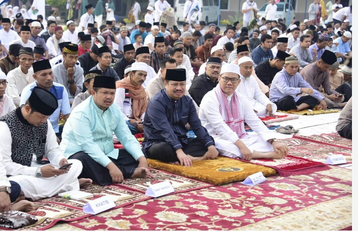 Bupati Bengkalis Rayakan Idul Adha Bersama Masyarakat Mandau