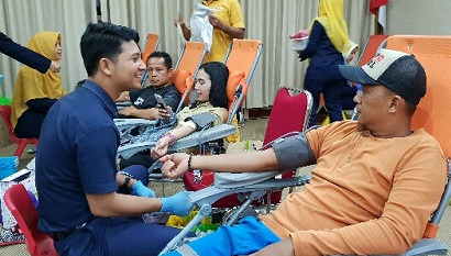 Kepala UTD PMI Pekanbaru Apresiasi KDD Riau Kompleks