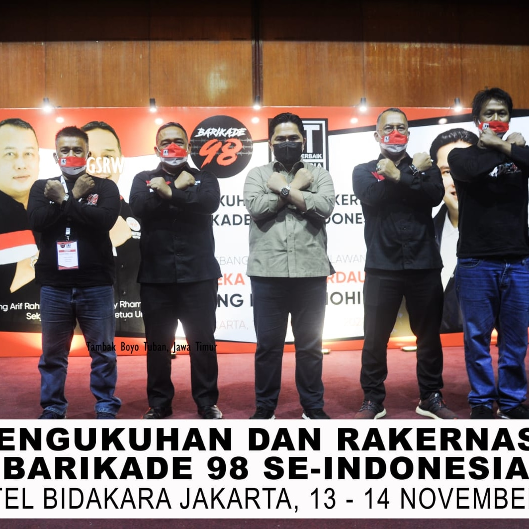 Erick Thohir Kukuhkan DPW Barikade 98 Riau