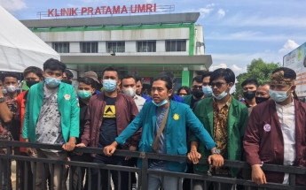 Meski Dibubarkan Polisi, BEM se-Riau Tetap Demo Tolak PPKM