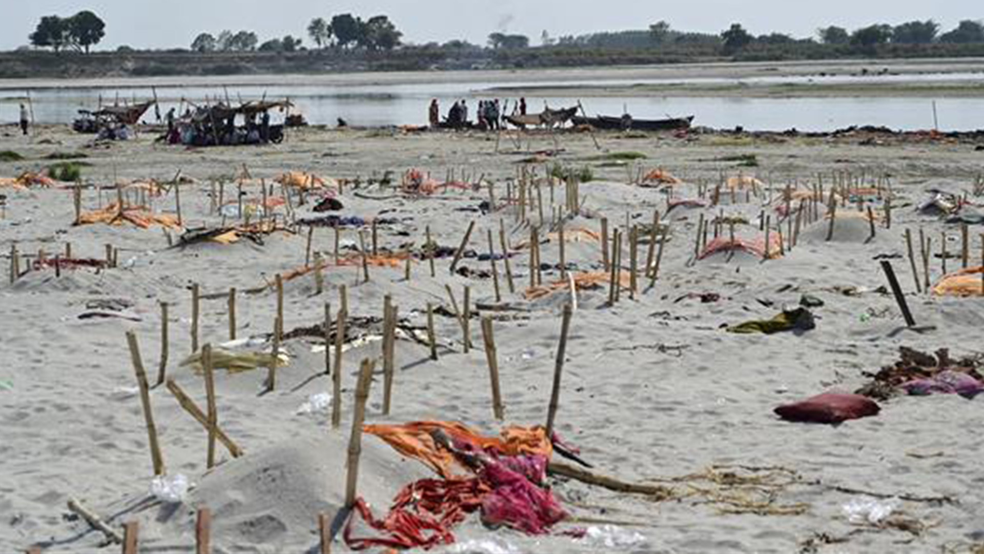 Lebih dari 2000 Mayat Dimakamkan, Sungai Gangga Jadi Lahan Kuburan Korban Covid-19
