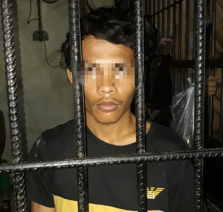 Tega Bacok Ayah Pakai Parang, Pemuda di Pekanbaru Ditangkap Polsek Payung Sekaki