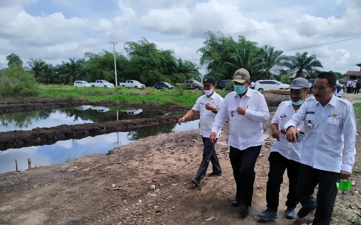 Tahun 2021, Jalan Penghubung Siak-Bengkalis di Pencing Bekulo Kandis Diaspal