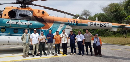 Maksimalkan Padamkan Karhutla, BNPB Kirim Satu Unit Heli MI-171 ke Riau