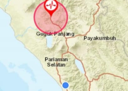 Pasaman Diguncang Gempa Magnitudo 4,8