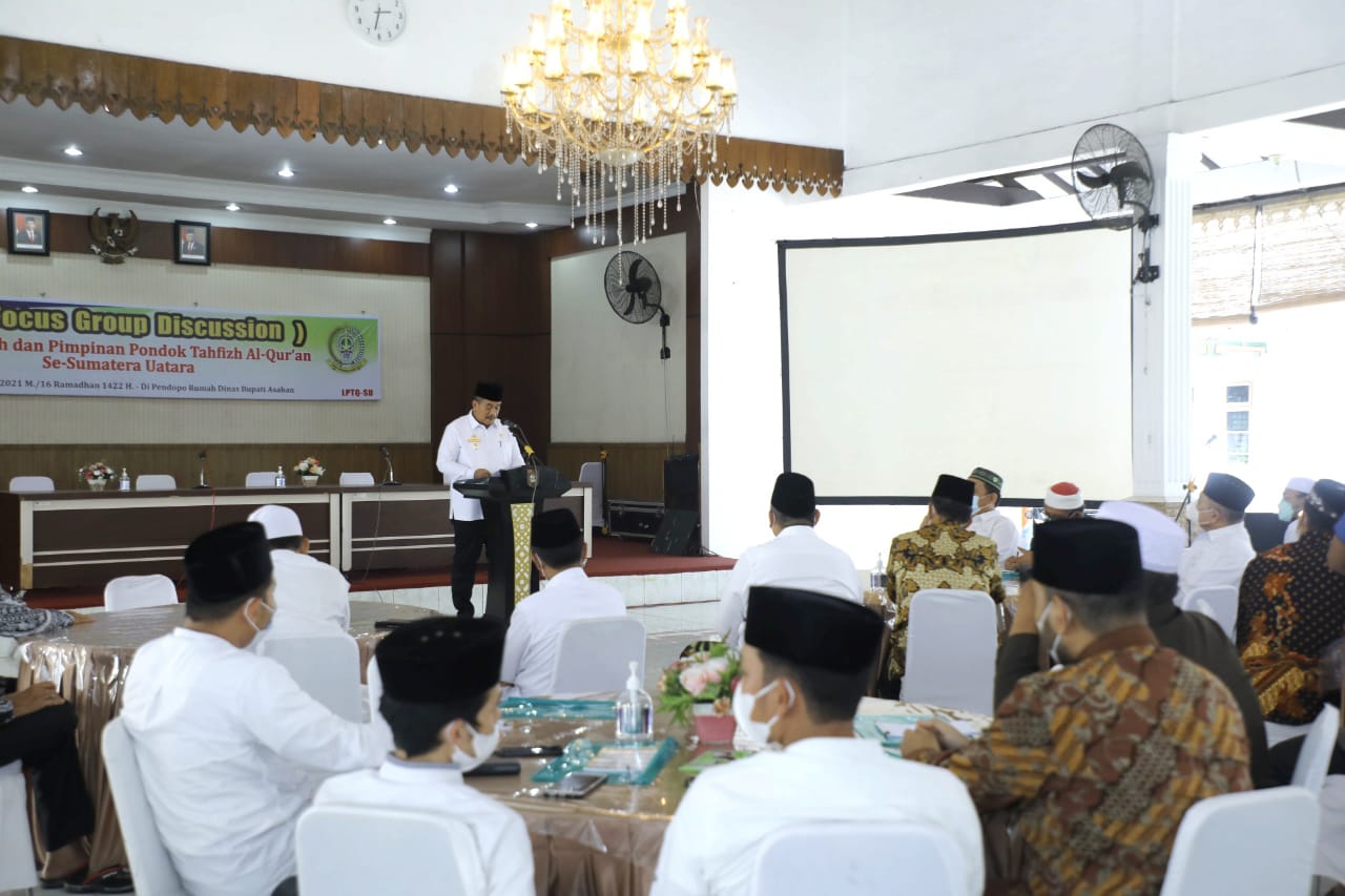 Digelar, FGD Huffazh dan Pimpinan Pondok Tahfizh Alquran Se-Sumatera Utara