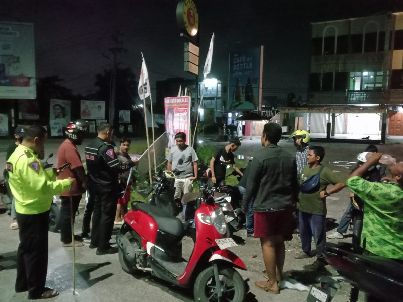 Blue Light Patrol, Satlantas Polresta Pekanbaru Amankan 23 Motor Knalpot Brong