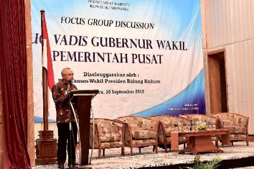 Riau Tuan Rumah FGD Quo Vadis Gubernur Wakil Pemerintah Pusat