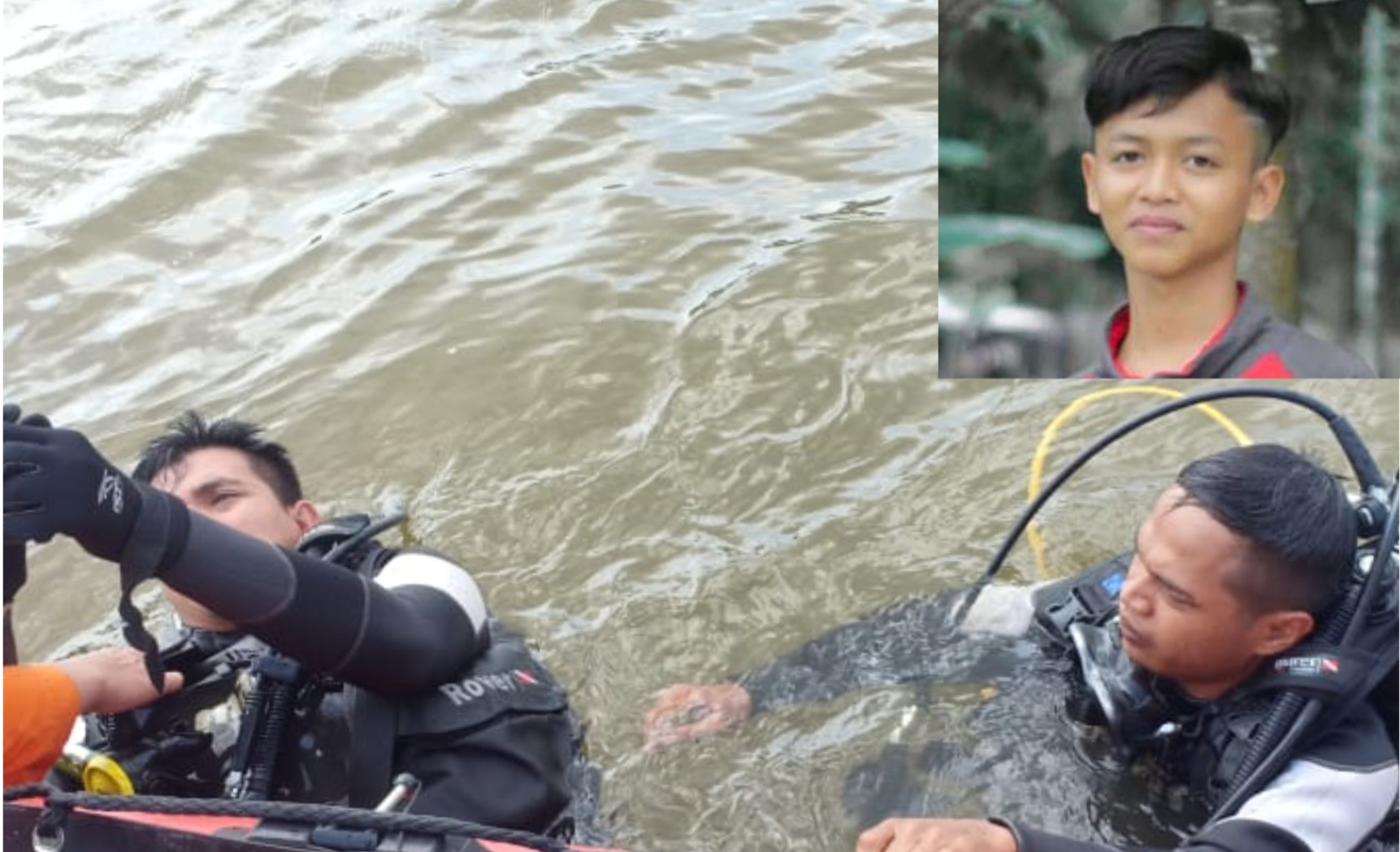 Remaja Batu Belah Terseret Sungai Kampar Akhirnya Ditemukan, 25 Jam Pencarian