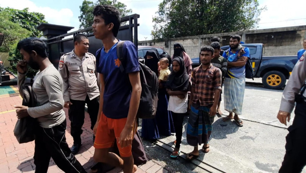 Belasan Pengungsi Rohingya Ditemukan Terlantar di Pekanbaru