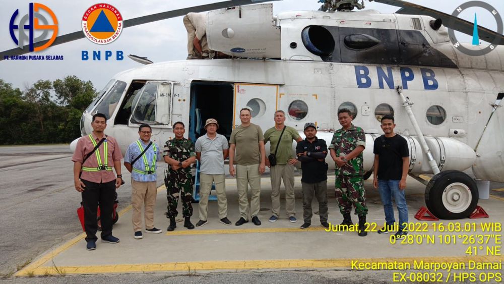 Cegah Karhutla, 2 Heli Water Bombing Dikirim ke Riau