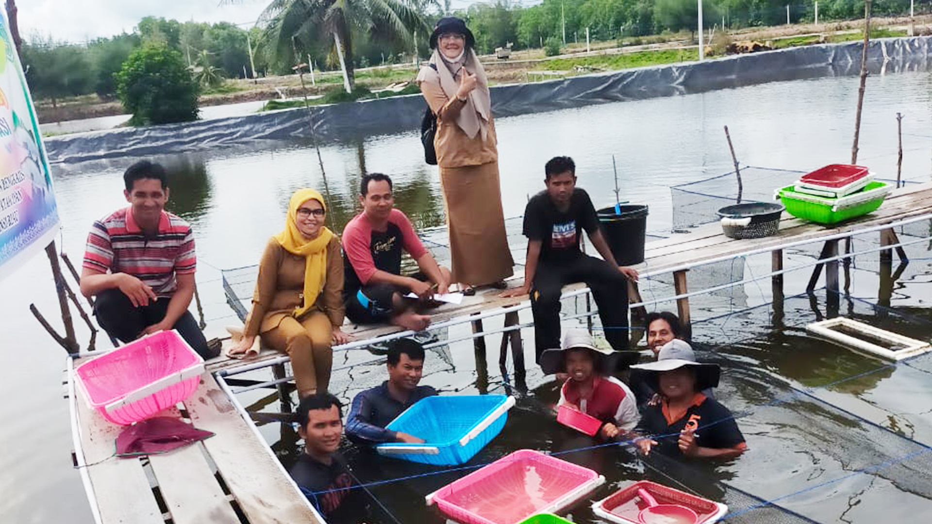 Tingkatkan Ekonomi Nelayan, Budidaya Ikan dan Udang di Bengkalis Terapkan Sistim Silvofishery