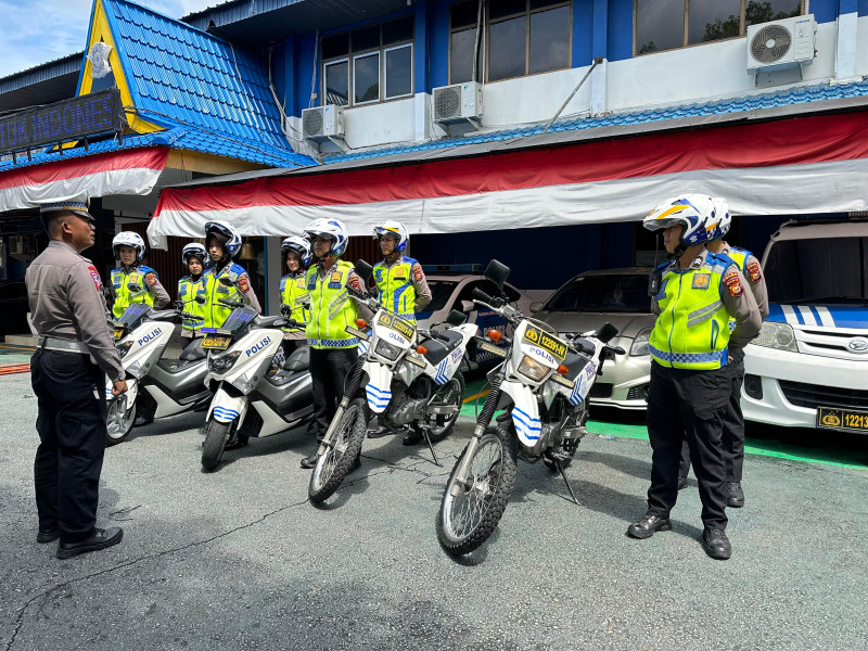 Ciptakan Cooling System, Ditlantas Polda Riau Gencar Berpatroli