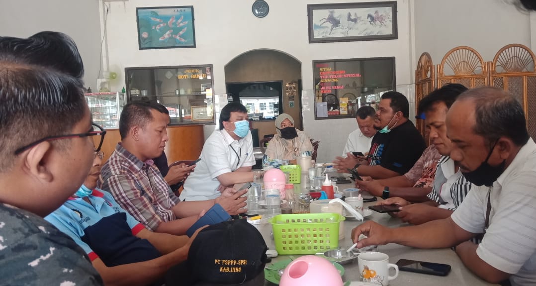 Jabat Manajer PT PLN UP3 Rengat, Beni Indra Praja Ngopi Bareng Wartawan