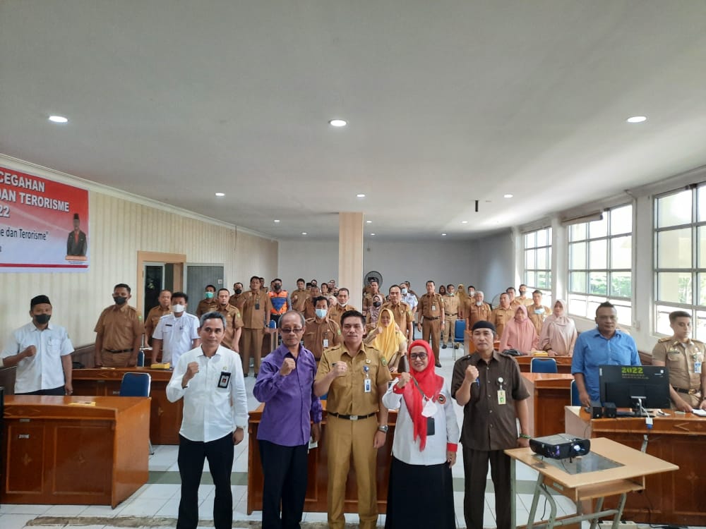 75 ASN dan THL Ikuti Sosialisasi Bahaya Radikalisme dan Terorisme Bersama FKPT Riau