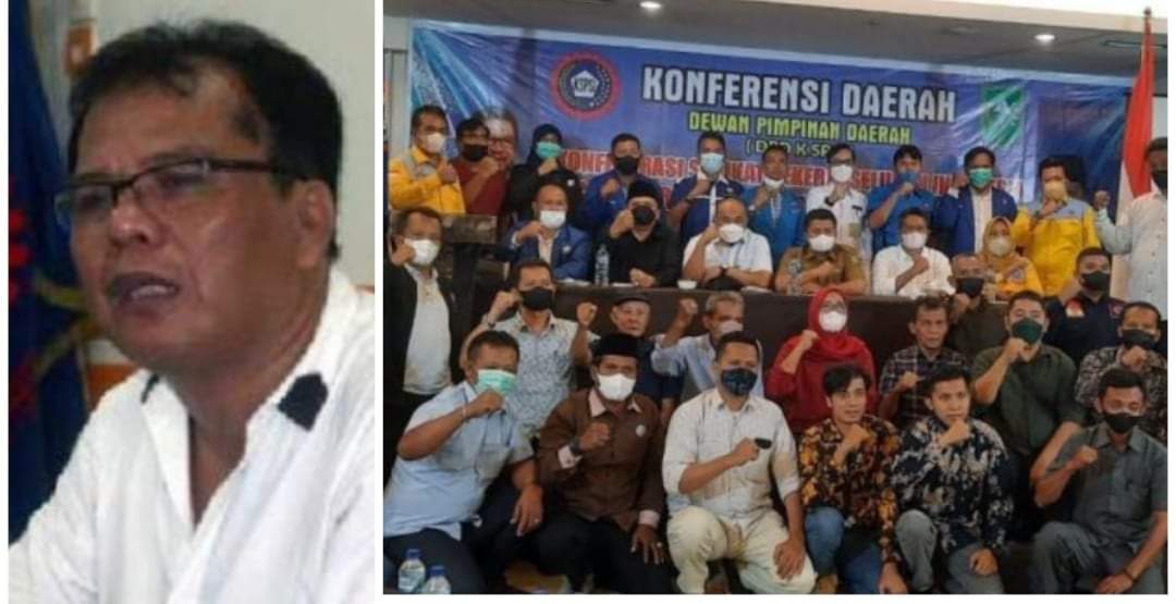 Nursal Tanjung Terpilih Aklamasi Ketua DPD KSPSI Riau Periode 2022-2027