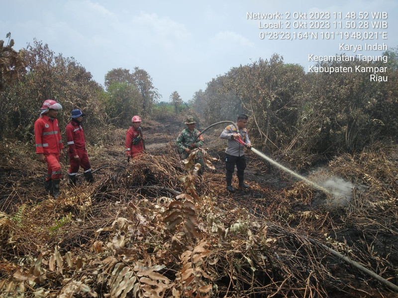 Sejumlah Hotspot Karhutla Kembali Terdeteksi pada 6 Kabupaten di Riau