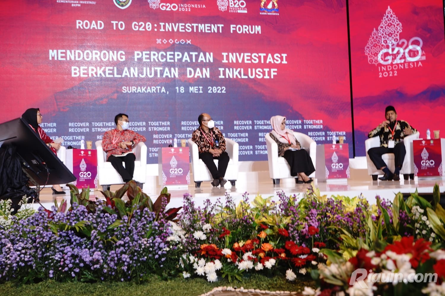 Pembicara di Forum G20, Bupati Siak Paparkan Investasi Hijau
