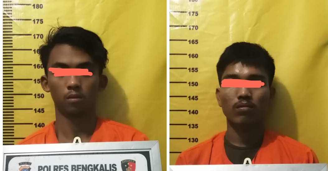 Edarkan Sabu-sabu, 2 Remaja Bathin Solapan Bengkalis Ditangkap Polisi