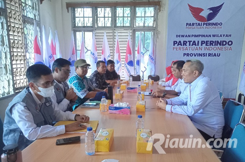 Verfak Parpol Calon Peserta Pemilu 2024, DPW Perindo Riau Optimis Lolos