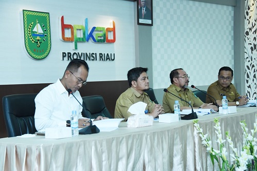 DPRD Bengkalis Hadiri Rapat Evaluasi Ranperda APBD 2021 di BPKAD Provinsi Riau