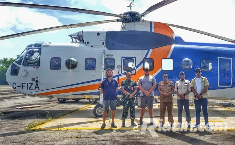 Cegah Merebaknya Karhutla, Heli Sikorsky Tiba di Riau