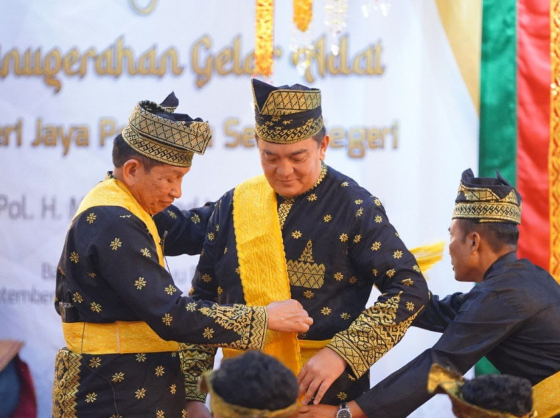 Irjen M Iqbal Resmi Bergelar Datuk Seri Jaya Perkasa Setia Negeri