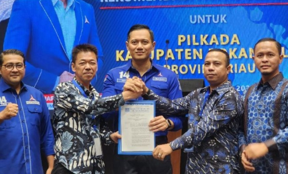 Setelah PAN, PKB dan PKS, Partai Demokrat Resmi Usung Afrizal Sintong - Setiawan di Pilkada Rokan Hilir