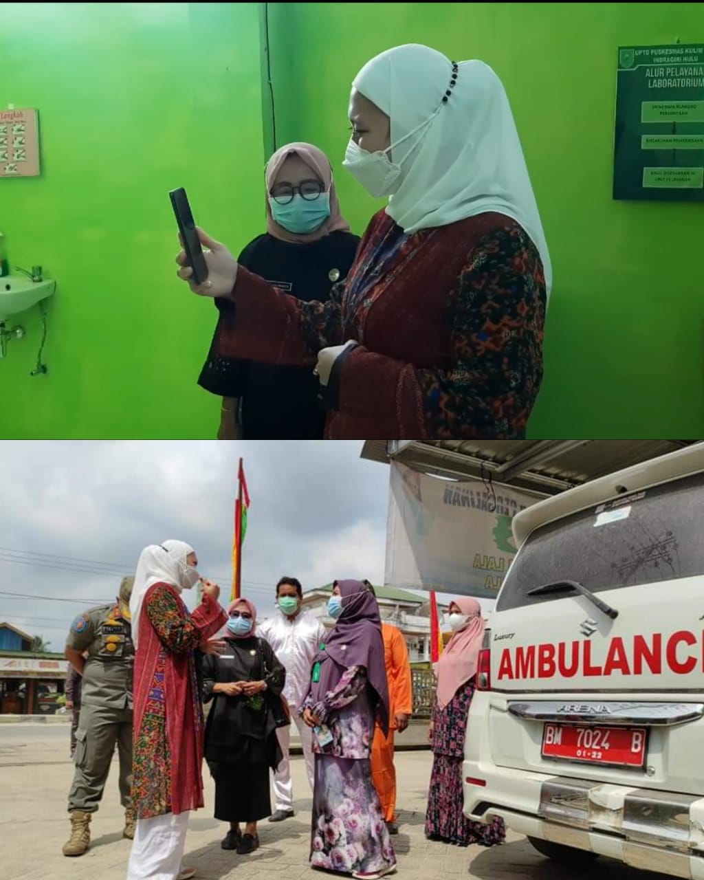 Bupati Inhu Tinjau Fasilitas Kesehatan Puskesmas di Dua Kecamatan