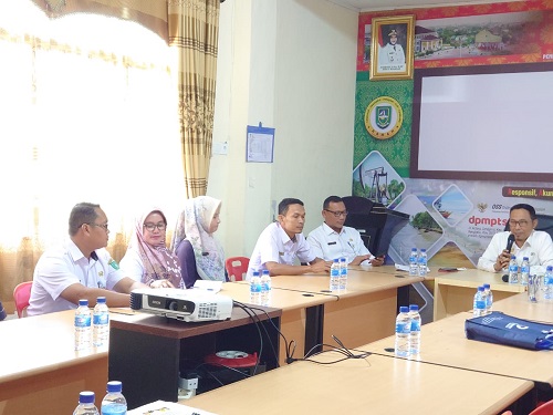 Ombudsman RI Perwakilan Provinsi Riau Lakukan Penilaian Pelayanan Publik di DPMPTSP Kabupaten Bengkalis